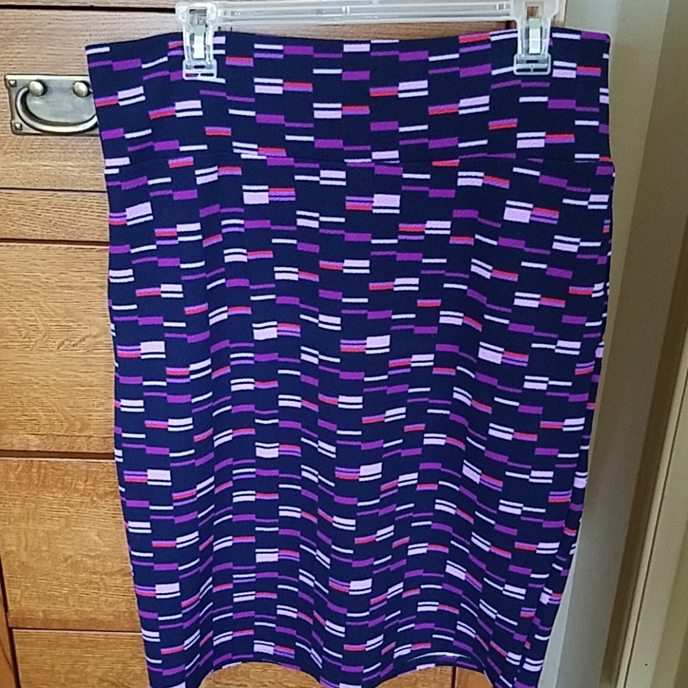 Lularoe Cassie stretchy straight pencil skirt, XL